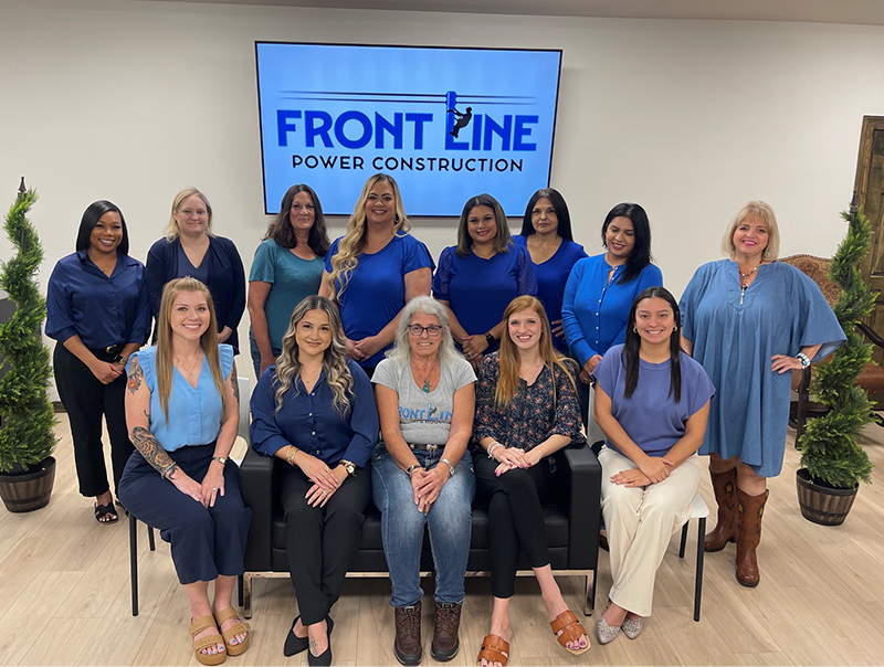 Ladies at Front Line Power Construction